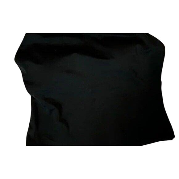 NWT Andie The Baja Tankini Tie Neck Swim Top Medium Bust Support S Black #3501 - Picture 4 of 15